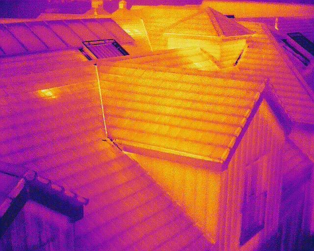 Thermal Imaging Roof Survey Image Crawley